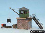 Art-Nr. 11006 - Kohlekran mit gegossenem Sockel und Hunten