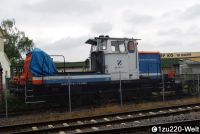 ex DB V60 währen der Aufarbeitung ohne Motor